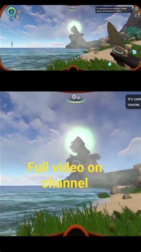 sunbeam got shoot by alien gun #subnautica #gameplay #funny #mobilegaming