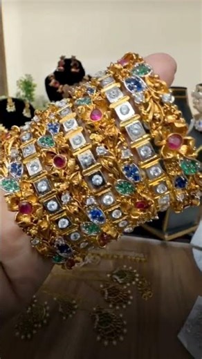 RP Gold Multi Bangles | #indian #bangles #shorts #multi