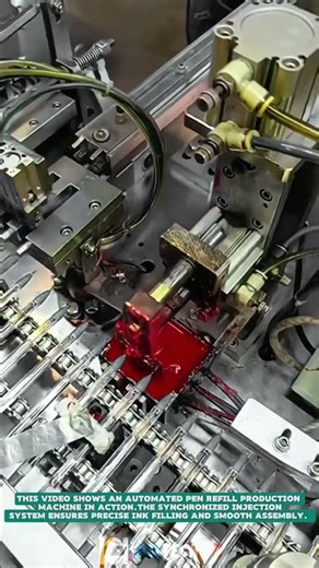 Process of Filling Pen Refills Automatically – Satisfying Jobs and Machinery in the World