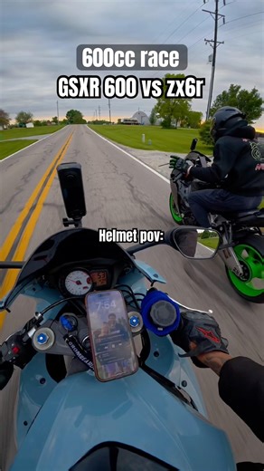 2 GSXR 600s vs zx6r 🔥 #rosriding #gsxr1000 #motorcycle #bikelife #sportbike #gsxr600 #zx6r #rollrac