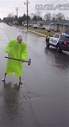 Giant in Doll Mask Destroys Asphalt… Watch Zeus K9 Take Him Down Brutally! 😱