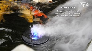 Watch Pond Fogger with Floating Ring and LED Lights Outdoor Decor on Amazon Live
