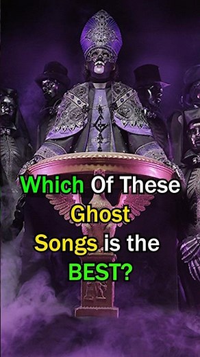 Which of These GHOST Songs is the BEST #shorts #ghost #bandghost