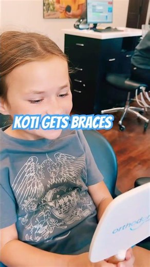 Watch Me Get Braces For The First Time! 😬 #braces #shorts #garzacrew