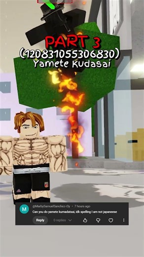 Jujutsu Shenanigans Kill Sound ids (PART 3) #roblox #jjs #jujutsushenanigans