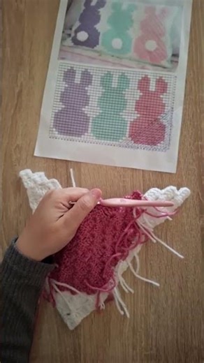 Crochet au c2c #knittig #knitting #c2cknitting