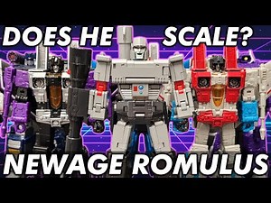 How does Newage Romulus scale with Hasbro's main line?