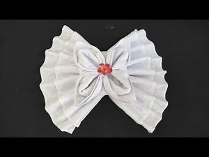 Flower Towel Folding art | How to make Flower using Towel