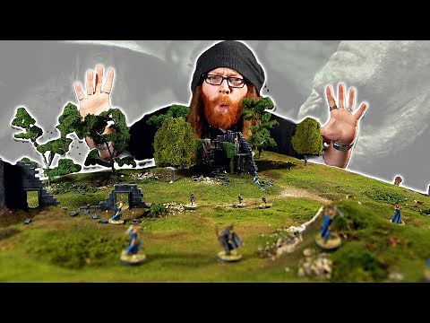 How To Make An EPIC WARHAMMER, 40K, SIGMAR, MIDDLE EARTH, GAMING TABLE