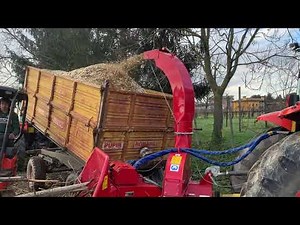 Cippatrice Farmiforest Ch 260 & Miniescavatore Kubota Con Pinza Forestale