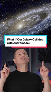 What would happen if our galaxy collided with Andromeda? 😱🚀 #WhatIf #SciFi #SpaceScience