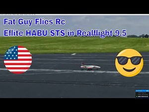 RealFlight 9 5 Eflite HABU STS easier on the simulator!!