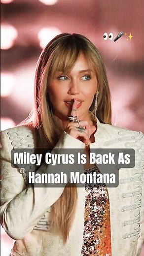 Miley Cyrus Brings Back Hannah Montana – 20th Anniversary Official Teaser | #shorts #mileycyrus