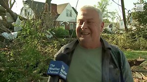 "In a way it was better than hurricanes... This was just so quick." Jen Carfagno speaks with an Arabi, LA resident who took cover with his wife in the bathroom as a tornado hit: | The Weather Channel