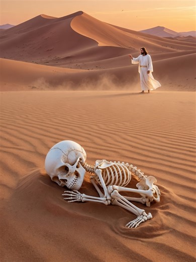 Jesus ist King #jesus #viral #desert #skeleton #baby | skeleton