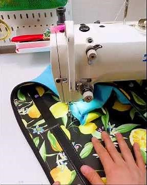 How to Sew a Foldable Travel Bag | Easy 2-in-1 Bag Tutorial #sewing #crafts #handmade #diy