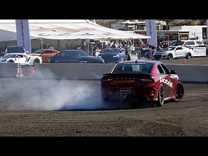 Dodge Hellcat Muscle Cars Drifting