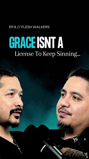 Grace isn’t a license to keep sinning! Tune into EP.9 - Flesh Walkers Spotify & YouTube (link in bio) #christianpodcast #faithpodcast #jesusismysavior #faithingod #faithamongthewicked
