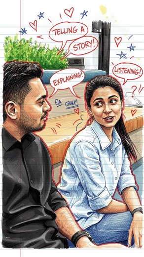 Ai on Instagram: "👇 Comment mein “ART” likhiye hum aapko exact prompt + process bhej denge 🎨✍️ Not Just a Photo, It’s a Hand-Drawn Story ✨ Art jo sirf dekhne ke liye nahi, feel karne ke liye hoti hai… Ye photos normal photoshoot nahi hain — yeh moments ko sketch mein jeene ka tareeqa hai 🖊️ 📒 Hand-drawn lines, notebook paper vibe, red & yellow pen strokes, expressive doodles aur comic-style annotations — har image ek story bol rahi hai 💛❤️ Aur haan… ye tre