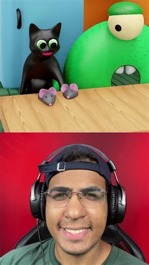 Greedy little kitty! 🐱😋 #shorts #funny #3d