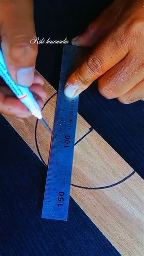 How to measure angles using the circular line method👍#Woodworking #Diy #Tipstrick