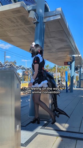 Going to an anime convention feels so peaceful on the train #cosplay #ellenjoe #zenlesszonezero