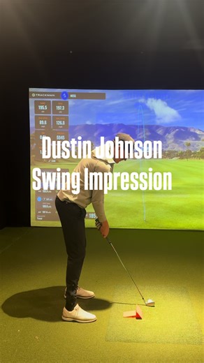 Dustin Johnson Swing Impression #golf#fyp#golftiktok