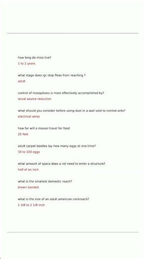 Pest Control Branch 2with 100 verified solutions 202420254