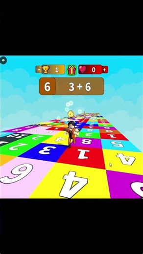 Doing math and running in Roblox: Math Block Run map