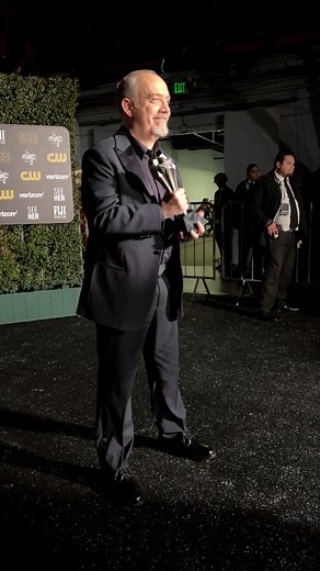 Someone get this man a double-double! 🍔 Congrats to #PaulGiamatti for winning Best Actor! | Critics Choice Awards