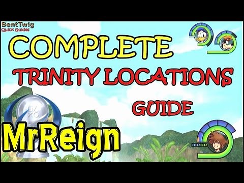 Kingdom Hearts 1.5 HD - Final Mix - Complete TRINITY LOCATIONS Guide - BEST FRIENDS - Trophy