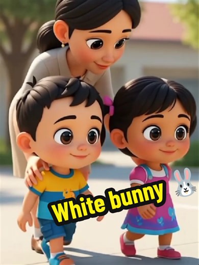 Adventures with a White Bunny and Kids