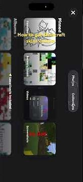 How to get custom Minecraft skins iPhone, and iPad only #skindex ￼￼