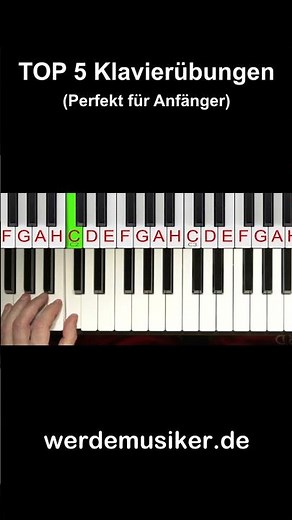 Die TOP 5 Klavierübungen für Anfänger - Teil 7