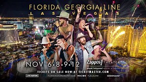5.4K views · 119 reactions | Florida Georgia Line is coming to Vegas for an exclusive 4-show engagement from November 6-12!  Tickets are officially on sale now!  zps.to/FGLtix19 | PH Live | Facebook