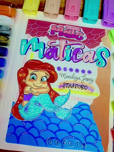 Hermosas Portadas de Sirenas para Cuadernos