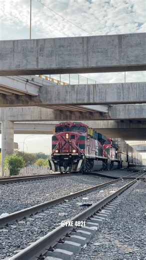 uno de los trenes más prioritarios y valiosos de Ferromex, el Falcón premiun 🇲🇽🇺🇸🇨🇦Gto-Ontario