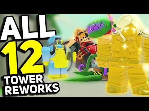 ALL APRIL 2026 TDS TOWER REWORKS