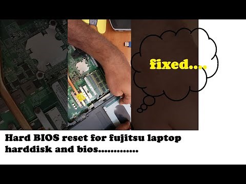 How to hard reset BIOS for fujitsu laptop simple steps