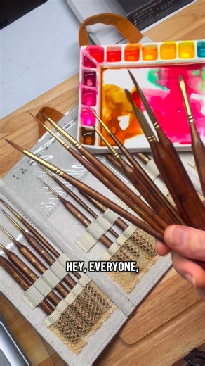 1.2K views | Let’s Paint some two toned Leaves using a Dagger Brush ....