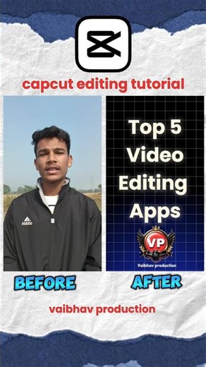 Capcut editing tutorial ll Top 5 video editing apps ll #shorts #ytshorts #capcut #editing #tutorial