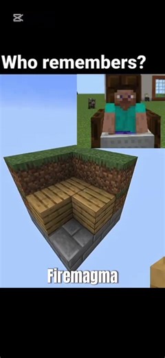 The old Minecraft logo nostalgia moment