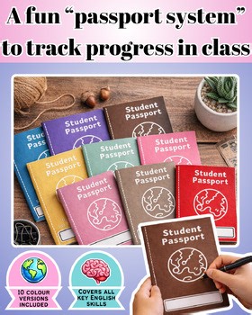 ESL Student Passport – Progress Tracker Printable PDF | Printable Classroom