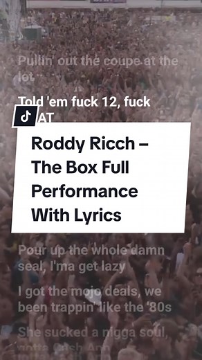 Roddy Ricch The Box Full Performance with Lyrics
