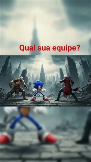 Sonic luta #sonic #godofwar #pacman #devilmaycry