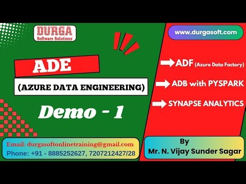 AZURE DATA ENGINEERING tutorials || Demo - 1 || by Mr. N. Vijay Sunder Sagar On 18-02-2025 @10AM IST