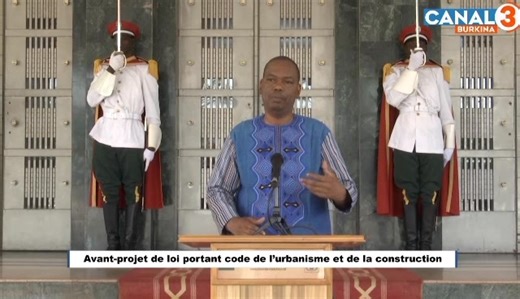 Le gouvernement adopte un avant-projet de loi pour moderniser le Code de l’urbanisme et de la construction au Burkina Faso. #Canal3burkina | Canal3 Burkina