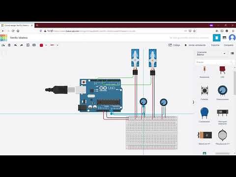 diseño en tinkerdac de un control de servomotores con potenciometro