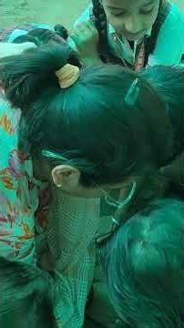 making sand castle by using sand (*Sand activity*)