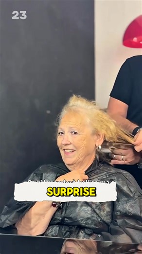 "A woman came for a short haircut, but the stunning transformation brought her to tears of surprise – watch the final transformation in the comments below." | Suggested for you